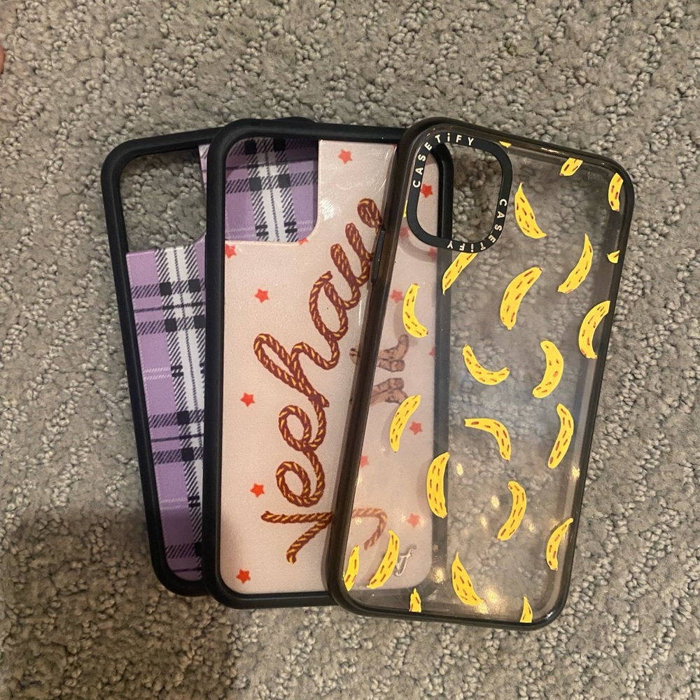 Set of 3 iPhone 11 Phone Cases